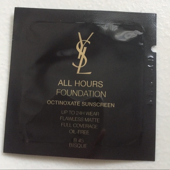 ysl all hours foundation sample